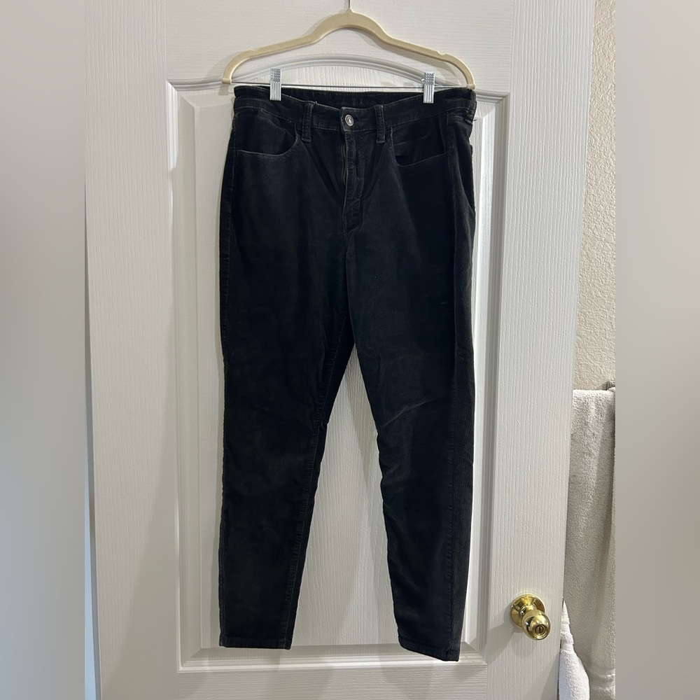 American Eagle Outfitters Black Corduroys